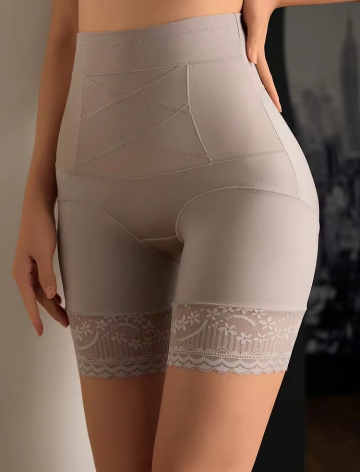 Women’s High Waist Tummy Control Shapewear Shorts – Thigh Slimming Body Shaper with Lace Trim